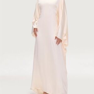 Elegant Cream Maxi Dress